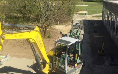 Arbeiten im Schulgarten