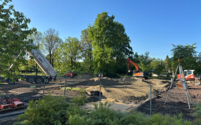 An unserer Schule wird gebaut